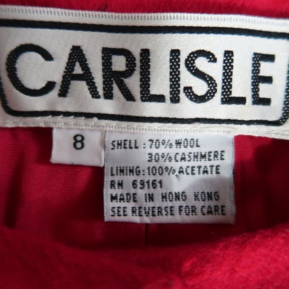 Carlisle Pink Wool Cashmere Cropped Blazer - Picture 10 of 12